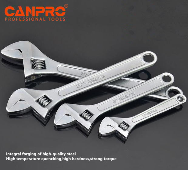 Candotool Professional Chrome Vanadium 15in Hand Tool Flexible Adjustable Torque spanner set