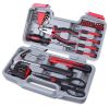 39 pcs Plastic Toolbox Storage Case Packing Home Use General Household Hand Tool Kit