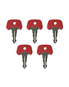 5Pcs Jungheinrich Red Electric Stapler Ignition Key 702 For Komatsu