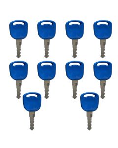10 Pcs Ignition Keys 14601 Compatible With Ford Tractor TS100A TS100A STANDARD TS110A STANDARD TS115A TS115A