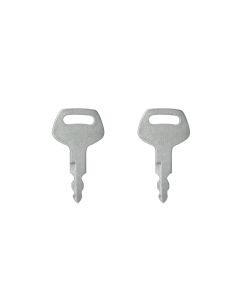 2PCS Ignition Key KHR20070 Compatible with Case Excavator CX350DLC CX460 CX470B CX470C CX490DLC CX490DRTC CX500DLC CX500DRTC CX700 CX700B CX750DRTC CX750DRTCME CX75CSR CX75SR