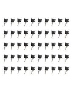 50PCS Key 14607 For Volvo For Bobcat For Bomag For Caterpillar For Dynapac For Gehl For New Holland For Rayco For Terex For Vibromax For JCB