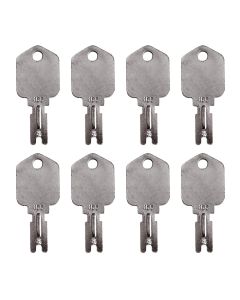 8PCS Ignition Key 1430 for Caterpillar for Clark for Daewoo for Dynapak for Gehl for Generic for Gradall for Hyster for Hitachi for Hypac for Ingersol Rand for JLG for Crown for Komatsu for New Holland for Mustang for Skytrak 