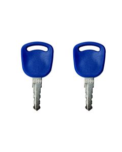 2PCS Ignition Key 82030143 For Case For Ford New Holland fot STEYR For FIAT 