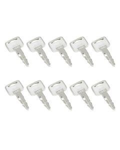 10PCS Ignition Swith Key 91A07-01910 For Mitsubishi For Caterpillar 