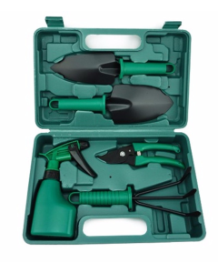 Candotool Garden tools 5 Pcs Hand Tools Set With Garden Shovel pruning shear Scissor Watering Can for Garden Hand Tools Box Set