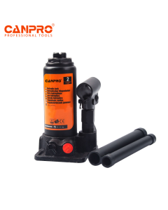 Candotool Adjustable Props With Safety Valve Bottle Jack black manual screw high lift Car Hydraulic Jack