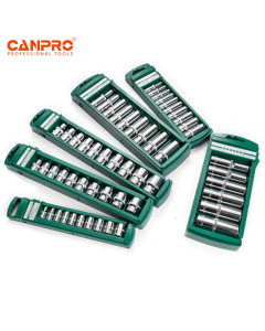 Candotool 10 pieces basic car repair sleeve tool set ratchet wrench sleeve hardware tool box repair set