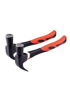 Steel Hand Tool Fiberglass Handle Claw Hammer