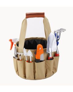 In stock 10 pcs Garden Tool Set Durable Hand Garden Tool Kit with Large Storage Tote Bag
