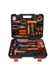 Wholesale 33 pcs Screwdriver Hammer Wrench Hardware Electric Household Repair Hand Tools Box Set
