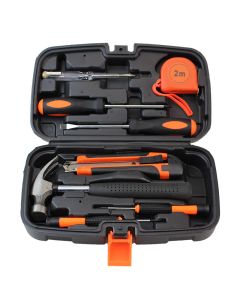 Candotool high quality 9 pcs complete household hand tool box gift tools box set