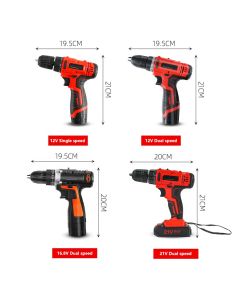 Batteries Industrial 12V 21v Electric Cordless Driver Power Tools Drill