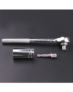 Professional 3/8in 1/4in harden CR-V quick ratchet wrench socket set