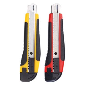Portable Comfort Grip Plastic Handle Retractable Safety Utility Knife art knife