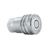 Female Hydraulic Quick Coupler Flat Face 1/2 3625 PSI FEM-501-10FO-NL for Bobcat for Case for New Holland for Volvo for Caterpillar 