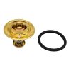 Thermostat with Gasket 600-421-6120 Compatible with Komatsu Wheel Loader WA100M WA65 WA70 WA80 WA90 WA65-5 WA70-5 WA80-5 WA90-5