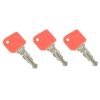 3 PCS Ignition Keys 26906870 For Komatsu For Jungheinrich