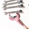 8-17mm Flexible Ratchet Combination Wrench Spanner Keys Set