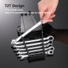 8pcs ratchet wrench set Hand Tools wholesale Repair combination spanner toolbox