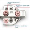 Easy install hardware soft close 3D adjustable hydraulic cabinet funiture hinge