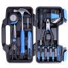 39 PCS Screwdriver Hammer Wrench Hardware Electric Household Repair Hand Tools Box Set