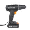 Max 21v 1500w Dual Battery Pack Lithium Ion Cordless Power Drill