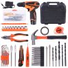 Professional 131 pieces tool box combination household hand tools kit mini screwdriver socket wrench tool set