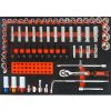 CAMDO Roller Cabinet Tool Chest Tray 24pcs CR-V Combination spanner And Socket Wrench Sets