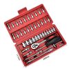 46pcs socket wrench Tools Combination Set 1/4 Drive Bit for auto repair