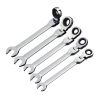 6-32 Mm Repair Tools Open End Wrenches Flexible Ratchet Wrench Set To Bike Torque Wrench Spanner