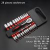 High quality Automobile Maintenance Chrome Vanadium 12PCS 3/8" Professional Hand Tool Socket Wrench Set