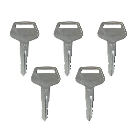 Ignition Key 5 Pcs 787 For Komatsu For Sakai For John Deere