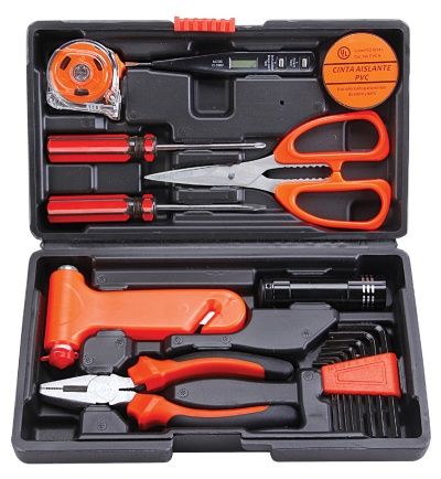 YKJT8002--18 Gift Home Tools Set Hardware Toolbox Auto Life Hammer Manual Set Tools
