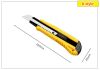 Portable Comfort Grip Plastic Handle Retractable Safety Utility Knife art knife