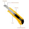 Blade box cutter knife 18mm Retracting art paper Utility cutter Knife