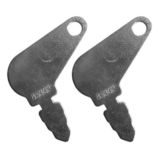 2PCS Ignition Keys 180923M1 For Terramite For Cole Hersee For Massey Ferguson For John Deere