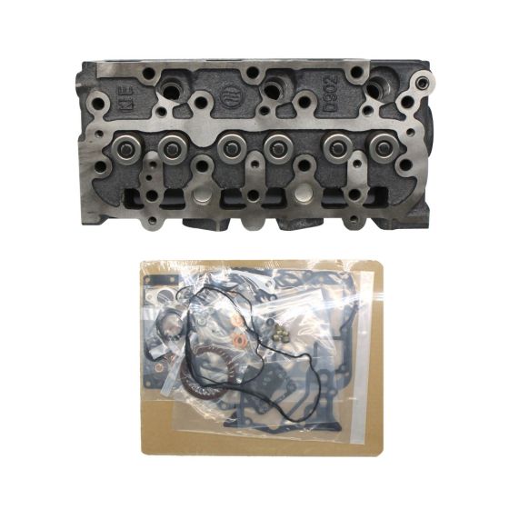 Cylinder Head With Valves Spring Full Gasket Kit 1G962-03040 For Kubota