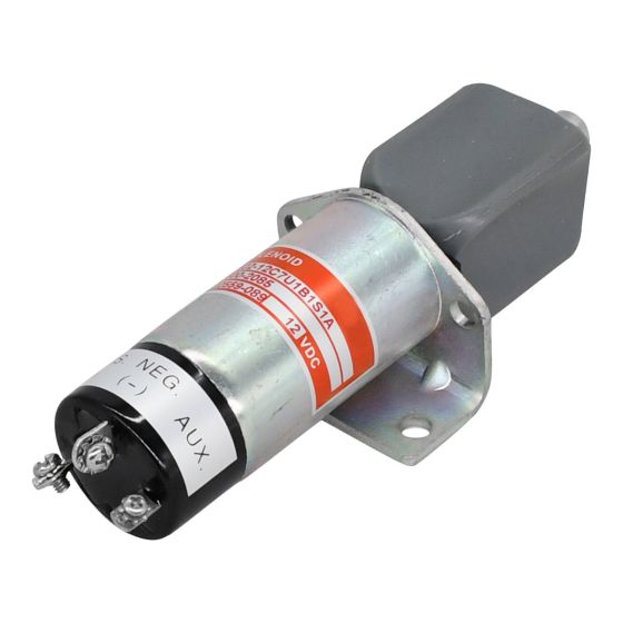 Fuel Shut Off Solenoid 1502-12C7U1B1S1A 12V 3 Terminals for Woodward for Cummins 