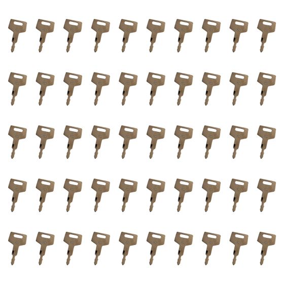 Ignition Keys 50Pcs H806 For Gehl For Takeuchi For New Holland For Mustang For Hitachi For Case 