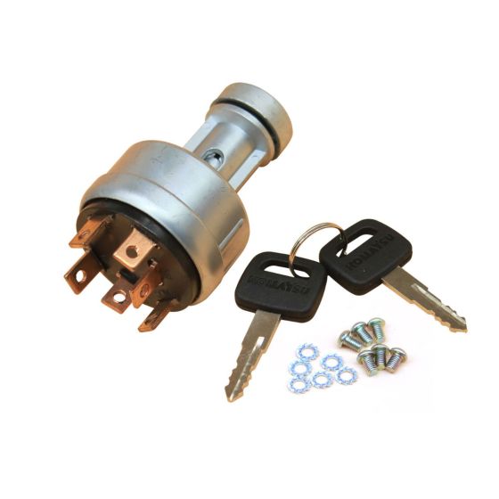 Ignition Starter Switch with 2 Keys 20Y-06-24680 for Komatsu 