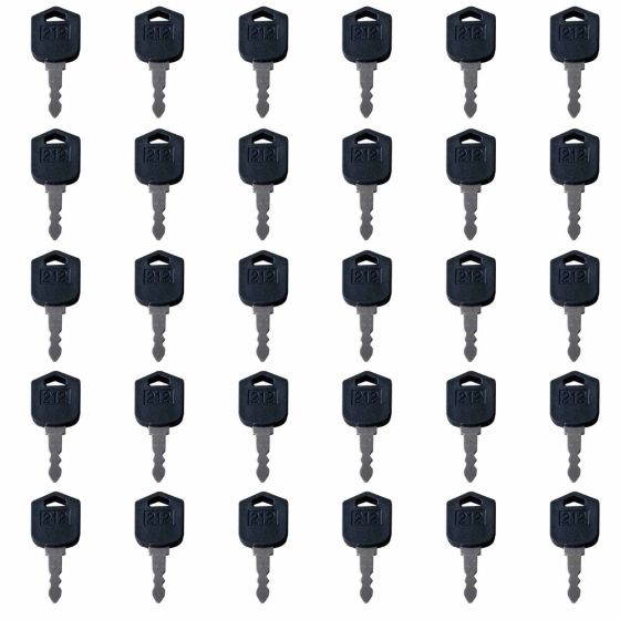 30Pcs Ignition Keys 212 for Doosan Daewoo