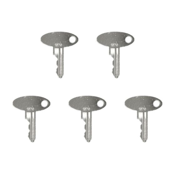 5 Pack Ignition Keys Eli80-0089 for Wacker for Massey Ferguson for Perkins for New Holland