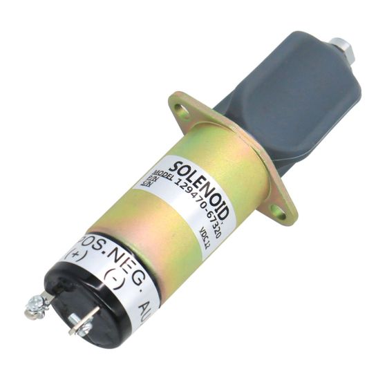 Fuel Shutoff Solenoid 129470-67320 12V For Yanmar For Woodward