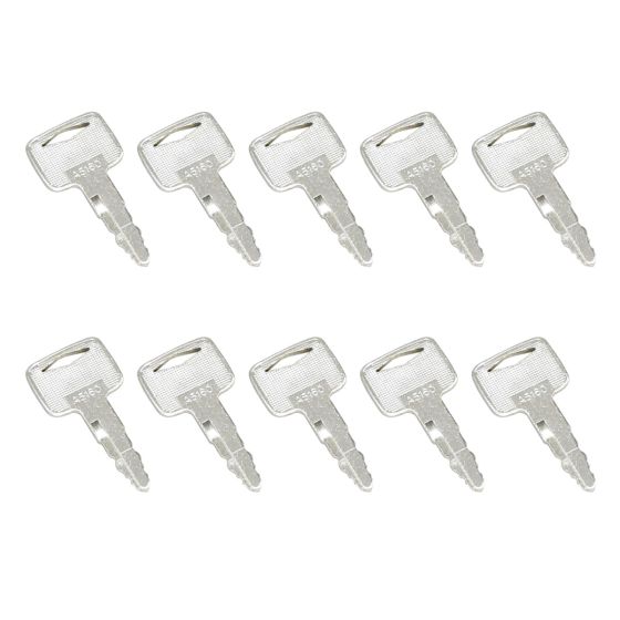 10PCS Ignition Swith Key 91A07-01910 For Mitsubishi For Caterpillar 