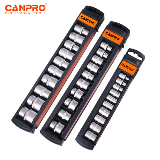 Candotool 10PCS DIY Auto Repair Work Tools 3/8 Inch Drive CR-V Metric Socket Set tools