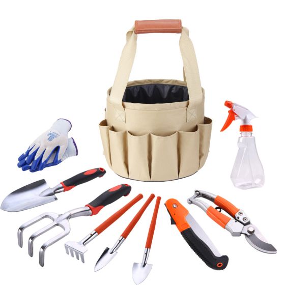 Gardening Tools Kit 2020 Aluminum Alloy Hand Shovel Trowel Rake Gift Box Garden Tool Set