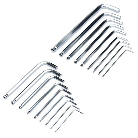 Professional Medium Hexagon Key Metric Allen Wrench Tool Hex Key Wrench Set