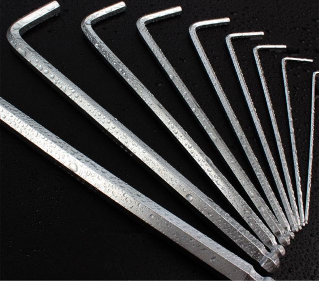 Professional Medium hexagon key metric allen wrench tool Hex Key Wrench Set